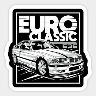 Decal sticker Stripe kit compatible with BMW E36 M3 1992-1999 GT
