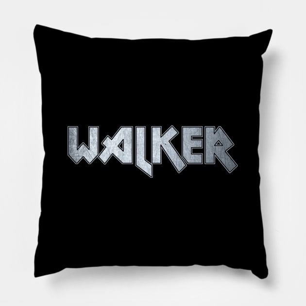 Heavy metal Walker Pillow by KubikoBakhar