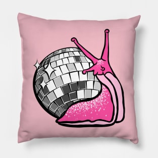 Disco Snail Pillow