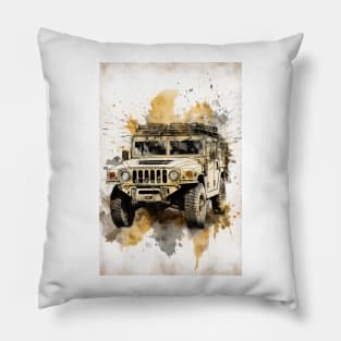 US Military Humvee Pillow