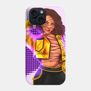 Mummy pop art digital painting halloween Phone Case