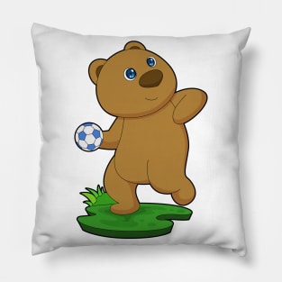 Bear Handball player Handball Pillow