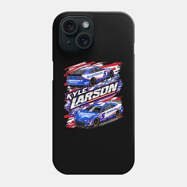 Kyle Larson Stars & Stripes Phone Case by stevenmsparks