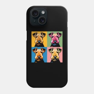 Pop Retro Art Airedale Terrier - Cute Puppy Phone Case