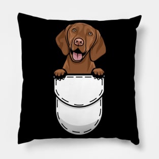 Funny Vizsla Pocket Dog Pillow