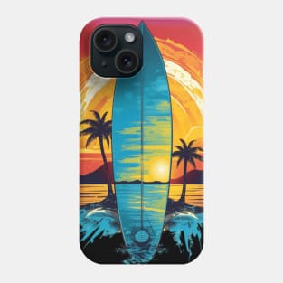 Summer Surfing In Hawaii Phone Case