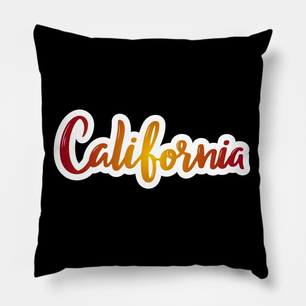 California Pillow by TambuStore