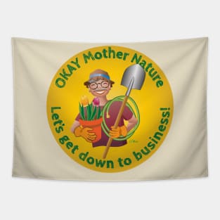 Spring Gardener-man Tapestry