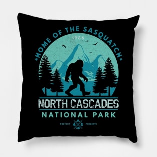 North Cascades National Park Home of the Sasquatch Pillow