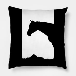 Horse Head Design - Horse Lover Gift - Equestrian Mustang Wild Horse Clothes Pillow