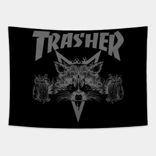 TRASHER (grey) Tapestry