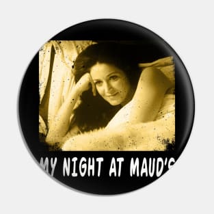 Jean-Louis Trintignant and Maud Iconic Characters on Your Shirt Pin