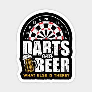 Darts and Beer Club Friends Team Players Gift Magnet