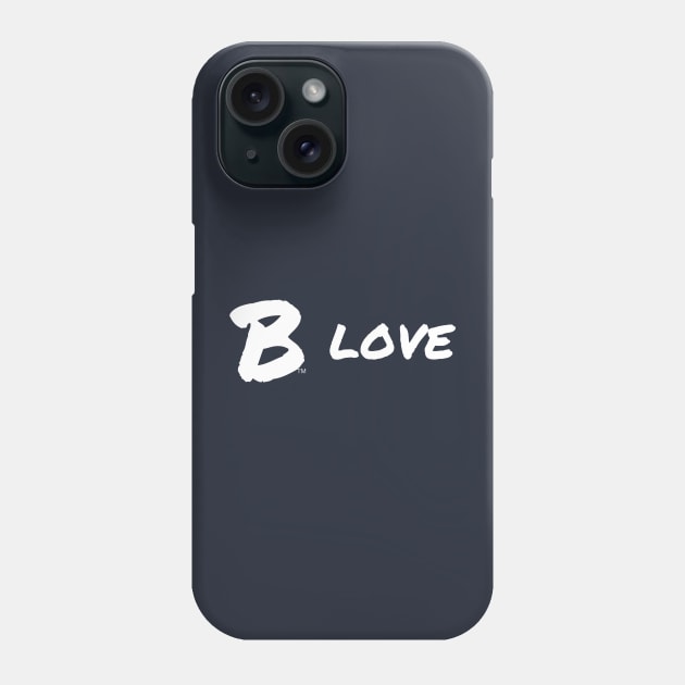 B Love, white Phone Case by B