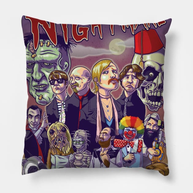 A Hard Day's Nightmare Pillow by gasmacaroni
