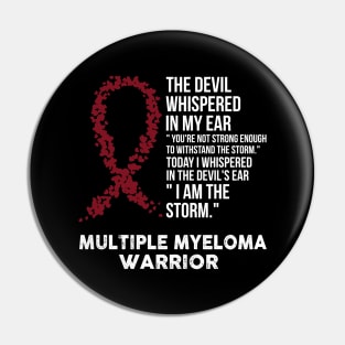 The Devil- Multiple myeloma Awareness Support Ribbon Pin