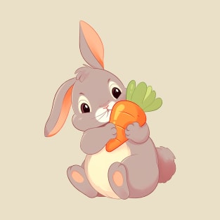 Cute bunny with carrot T-Shirt