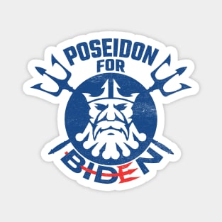 Poseidon For Biden Magnet