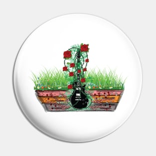 PLANT GUITAR Pin