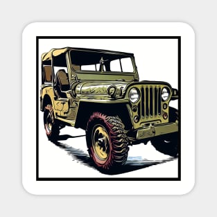 Jeep Willys Magnet