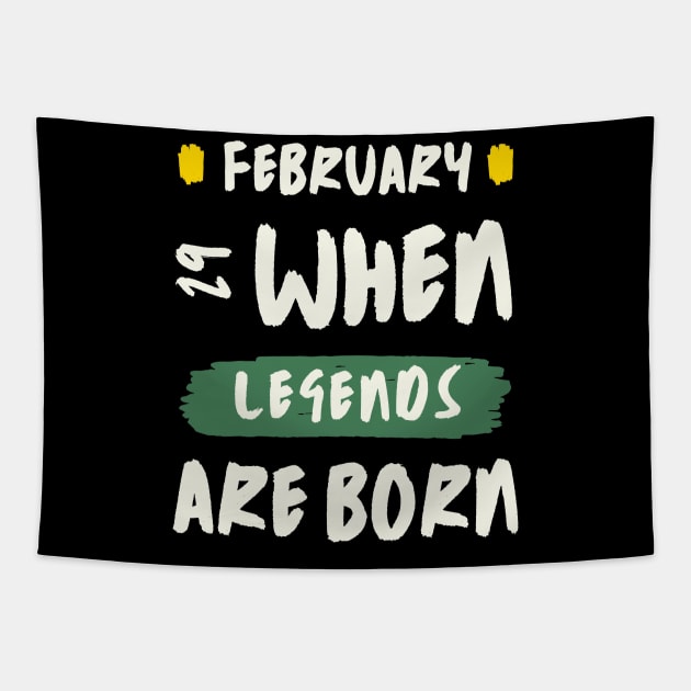 February 29 When Legends Are Born Tapestry by Point Shop