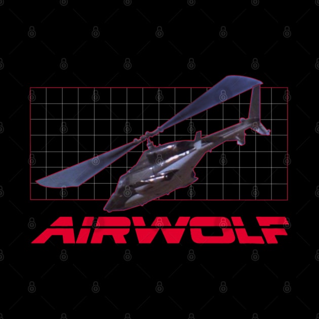 Airwolf Movie Vintage by Jazz In The Gardens