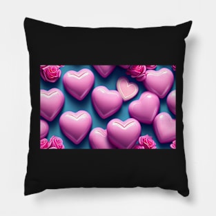 Seamless Valentine's Day Patterns XIII Pillow