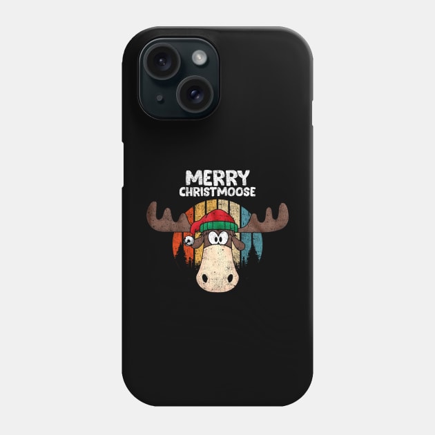 moose Christmas Vacation Phone Case by Anksha Black Anime