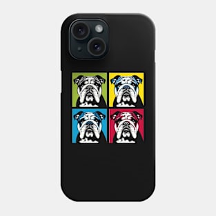 Bulldog Pop Art - Dog Lover Gifts Phone Case