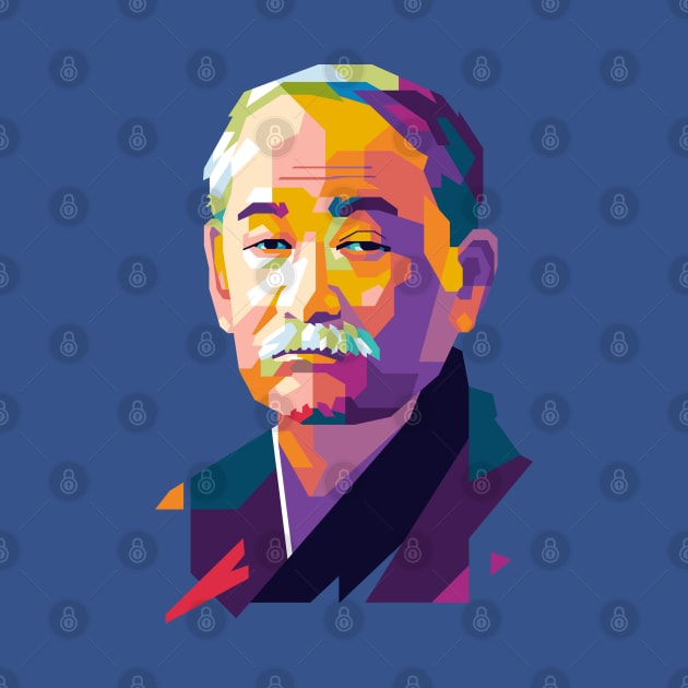 Kano Jigoro Popart Uncurve by REKENINGDIBANDETBRO