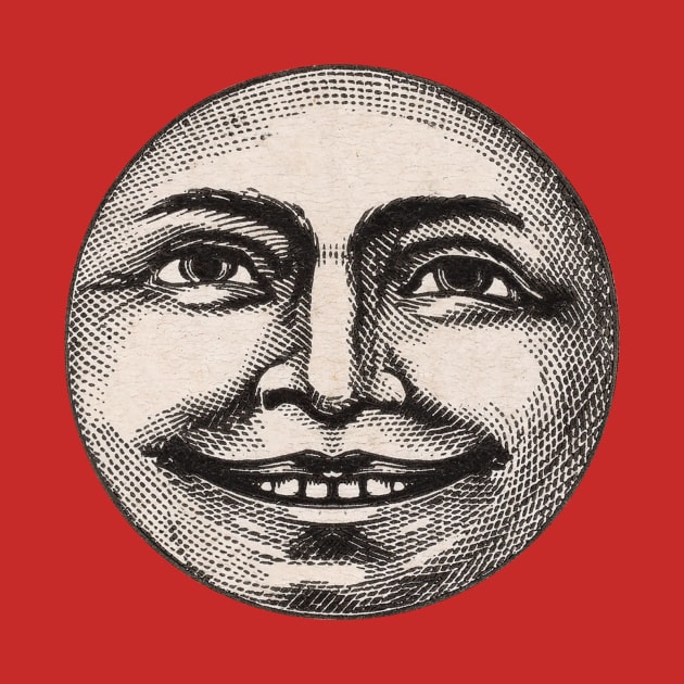 Man in the Moon Face by RedThorThreads