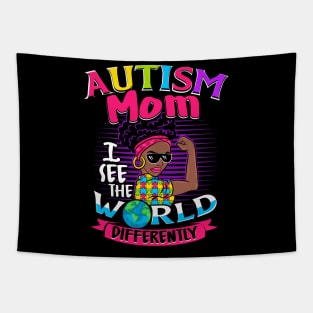 autism mom women Tapestry