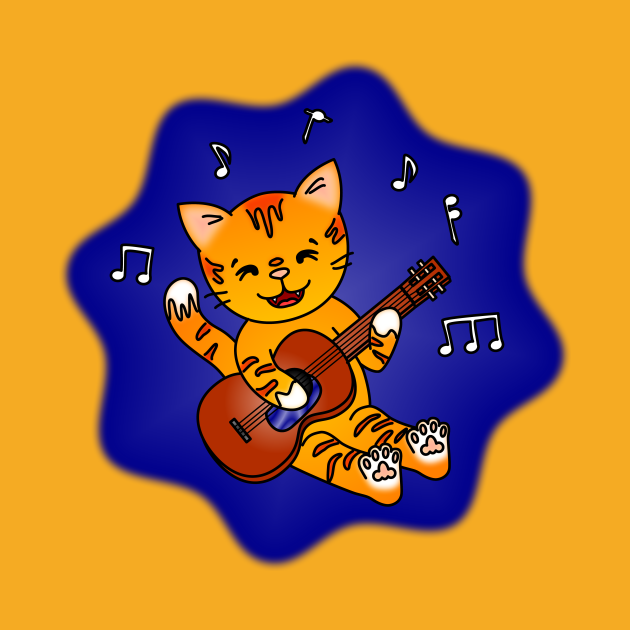 Discover Guitar Cat - Guitar Cat - Tote