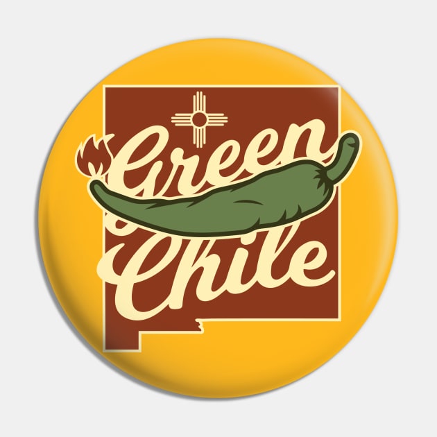 New Mexico Green Chile Pin by HolidayShirts