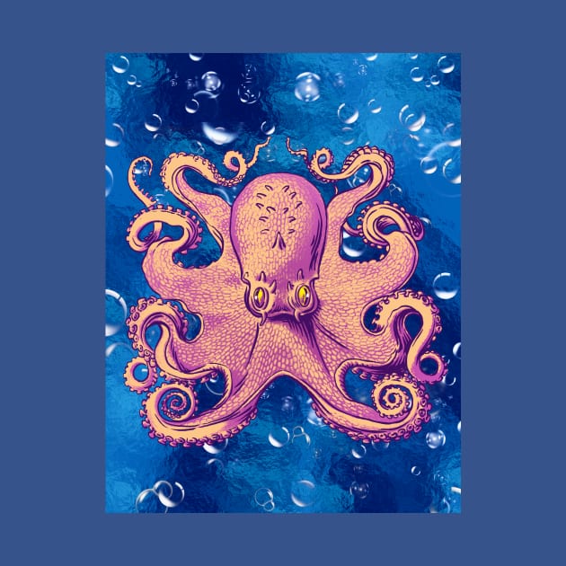 Pink Octopus by Art-Man