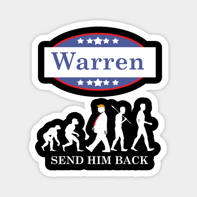 elizabeth warren merch Magnet by Yaman