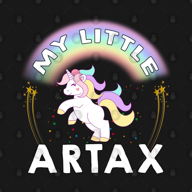 My Little Artax - My Little Pony The Movie With Cute Unicorn And Beautiful Rainbow by Pharaoh Shop