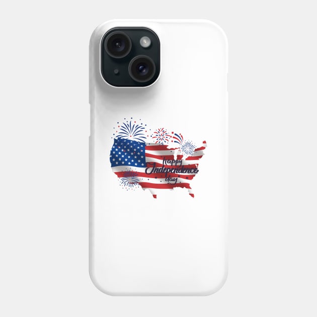 4th July Independece Day Phone Case by DePit DeSign