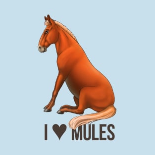 Mule - I Heart Mules T-Shirt