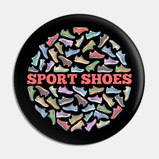 Sport Shoes Concept Pin