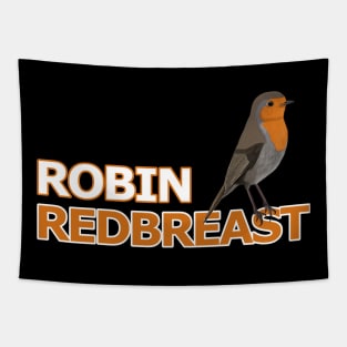 jz.birds Robin Redbreast Bird Watching Design Tapestry