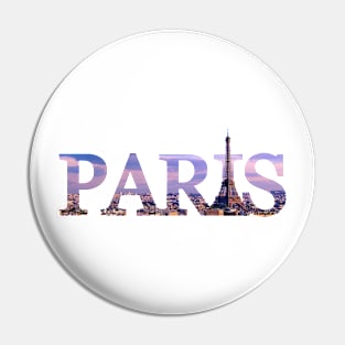 Paris - Simple, Modern Design Pin