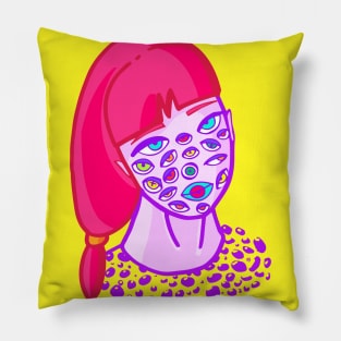 The Girl with Many Eyes Pillow