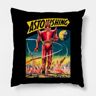 Retro Comics - Robot Pillow