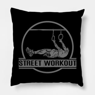 Front Lever - STREET STRENGTH Pillow