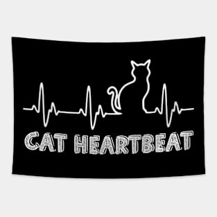 Cat heartbeat Tapestry