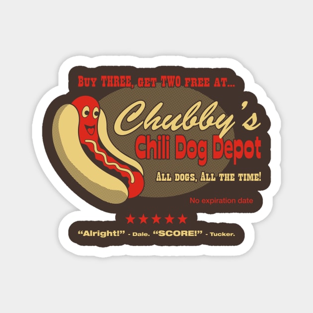 Chubby's Chili Dog Depot Magnet by robotrobotROBOT