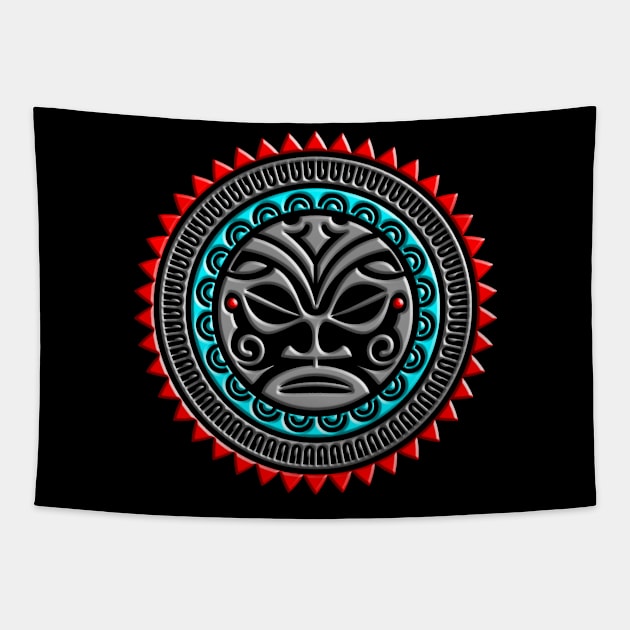 POLYNESIAN MASK 4 Tapestry by GardenOfNightmares