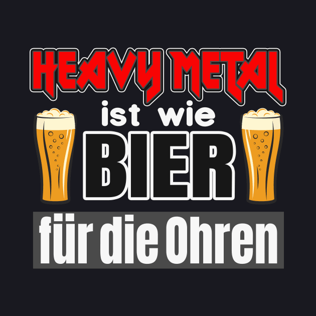 Heavy Metal Spruch by Foxxy Merch