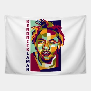 Abstract Kendrick Lamar In WPAP Tapestry